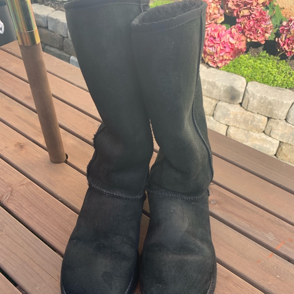 Women’s tall black UGG boots